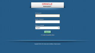 
                            7. Oracle PeopleSoft Sign-in - AutoZone