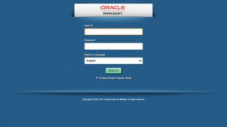 
                            4. Oracle PeopleSoft Sign-in - Careers