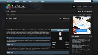 
                            5. Oracle Turret - Feed The Beast Wiki