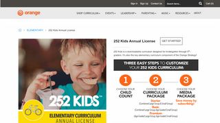
                            8. Orange > ELEMENTARY > 252 Kids Orange Curriculum