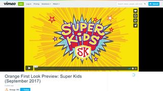 
                            4. Orange First Look Preview: Super Kids (September 2017) on ...