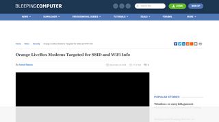 
                            7. Orange LiveBox Modems Targeted for SSID and WiFi Info