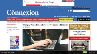 
                            9. Orange, Wanadoo and Freeserve email addresses to close