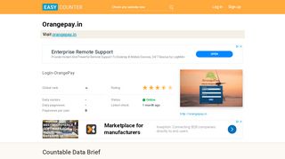 
                            5. Orangepay.in: Login-OrangePay - Easy Counter