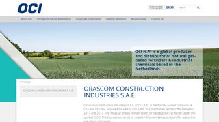 
                            8. Orascom Construction Industries S.A.E. | OCI