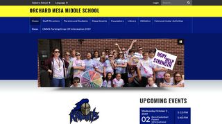 
                            7. Orchard Mesa Middle School: Home