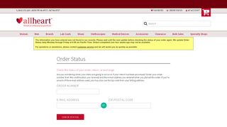 
                            7. Order Status - allheart