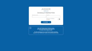 
                            1. order.anwr-group.com - Anmeldung im WebOrder …