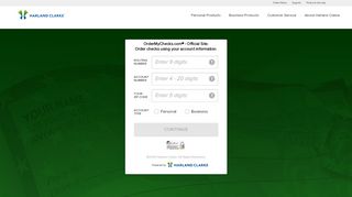 
                            1. OrderMyChecks.com® Official Site - Order Checks by Harland ...