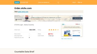 
                            9. Order.otchs.com: OTCHS Login - Aetna Coventry