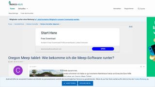 
                            4. Oregon Meep tablet- Wie bekomme ich die Meep-Software ...