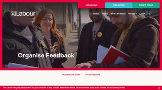 
                            2. Organise Feedback - The Labour Party