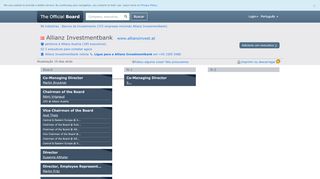 
                            6. Organogramas Allianz Investmentbank - The Official Board