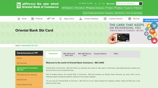 
                            3. Oriental Bank Sbi Card - obcindia.co.in
