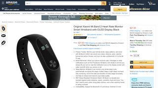 
                            4. Original Xiaomi Mi Band 2 Heart Rate Monitor ... - Amazon.com