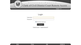 
                            6. Orleans Parish Civil District Court Remote Access: Login