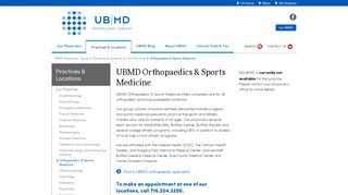 
                            6. Orthopaedics & Sports Medicine - UBMD Physician's Group ...