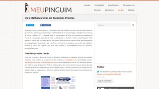 
                            7. Os 5 Melhores Sites de Trabalhos Prontos | Meu Pinguim