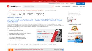 
                            8. OSHA Training Online - 10 and 30 Hours | 360training.com