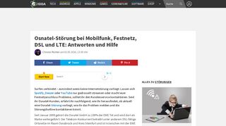 
                            6. Osnatel-Störung bei Mobilfunk, Festnetz, DSL und LTE: Antworten und ...