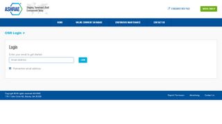 
                            8. OSR Login - ashrae