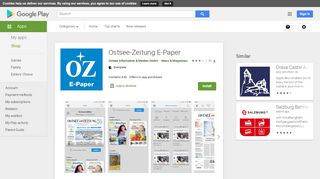 
                            8. Ostsee-Zeitung E-Paper – Apps bei Google Play