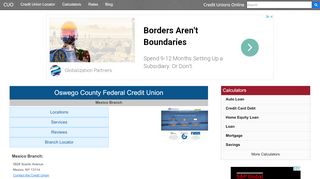 
                            4. Oswego County Federal Credit Union - Mexico, NY at 5828 ...