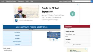 
                            2. Oswego County Federal Credit Union - Oswego, NY