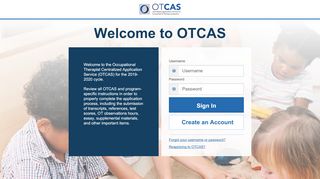 
                            8. OTCAS | Applicant Login Page Section