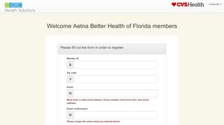 
                            5. OTCHS Registration - Aetna Better Health of …