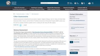 
                            3. Other Assessments - Hawaii DOE