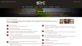 
                            1. Other Services - The Back Porch Mail Center