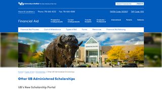 
                            1. Other UB Administered Scholarships – Financial Aid