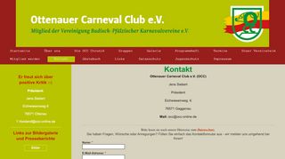 
                            6. Ottenauer Carneval Club e.V. - Kontakt - occ-online.de