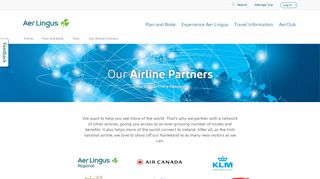 
                            5. Our Airline Partners - Aer Lingus