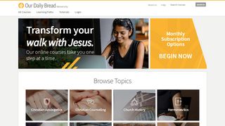 
                            7. Our Daily Bread University – Premium – Christ-Centered ...