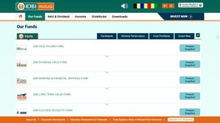 
                            2. Our Funds - IDBI Mutual