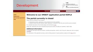 
                            1. our IMSEIT application portal KOPLA