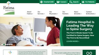 
                            6. Our Lady of Fatima Hospital, a CharterCARE Health Partners Affiliate ...