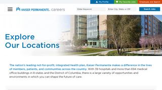 
                            8. Our Locations - Kaiser Permanente Careers