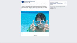 
                            3. Our new online swimming lesson... - Xcite at West Lothian Leisure ...