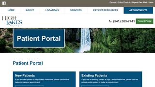 
                            4. Our Patient Portal | High Lakes Health Care in Bend, OR