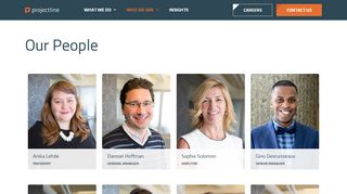 
                            5. Our People | Projectline