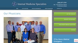 
                            7. Our Physicians - Internal Medicine Specialists, P.C.