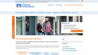 
                            7. Our products and services - Volksbank Ermstal-Alb eG