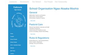 
                            2. Our School - Kaikoura High School