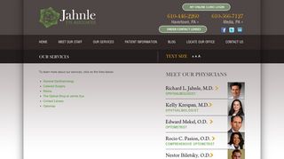 
                            5. Our Services - Jahnle Eye