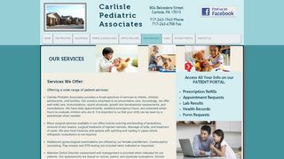
                            3. OUR SERVICES | Mysite - Carlisle Pediatric Associates