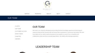 
                            4. Our Team – Waller Group Real Estate Investment Services