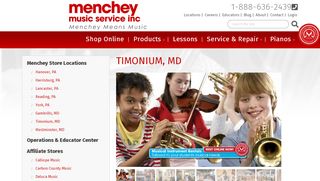 
                            8. Our Timonium MD Location | Menchey Music